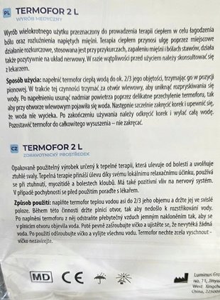 TERMOFOR GUMOWY NA WODĘ 2L W POKROWCU SWETEREK MIŚ FLAMINGI