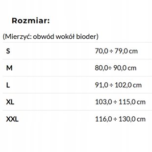 PAS PRZEPUKLINOWY PACHWINOWY JEDNOSTRONNY MĘSKI AR-228-1S LEWOSTRONNY XL