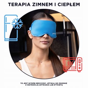 OPASKA ŻELOWA NA OCZY KOMPRES CHŁODZĄCY OKŁAD ŻELOWY PAKCARE 21x11cm