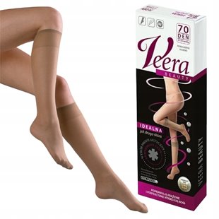 VEERA BEAUTY PODKOLANÓWKI UCISKOWE PROFILAKTYCZNE 70den 11-13mmHg SOLEI 1/2