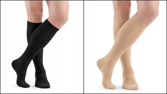 SIGVARIS COTTON PODKOLANÓWKI UCISKOWE CZARNE 2 STOPNIA CCL2 M