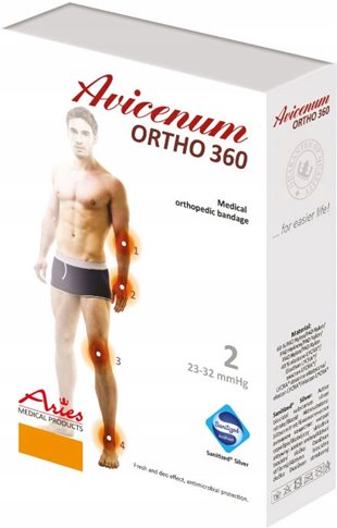 OPASKA ELASTYCZNA STAWU SKOKOWEGO ORTEZA ORTHO 360 AVICENUM CIELISTA S