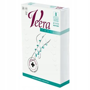 VEERA POŃCZOCHY FORTE CCL2 UCISKOWE NA ŻYLAKI 2 STOPNIA CZARNE 2 DŁUGIE