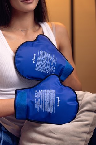 TERAPEUTYCZNE RĘKAWICE CHŁODZĄCO GRZEJĄCE KOMPRES NA DŁONIE OKŁAD ŻELOWY