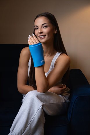 ŻELOWA OPASKA NA NADGARSTEK KOMPRES OKŁAD ŻELOWY CHŁODZĄCY PAKCARE