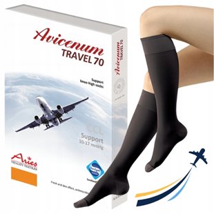 ARIES AVICENUM PODKOLANÓWKI UCISKOWE TRAVEL PODRÓŻNE 70
