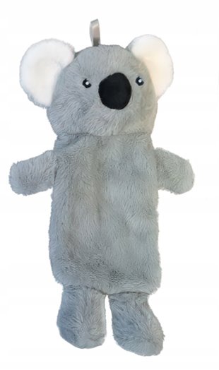 Termofor na wodę gumowy miś koala dla dzieci pokrowiec zdejmowany 700ml