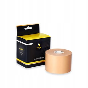 TAŚMA PIANKOWA ELASTYCZNA yellowFOAM NA OTARCIA ODCISKI PĘCHERZE 5x5m