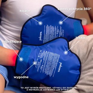 TERAPEUTYCZNE RĘKAWICE CHŁODZĄCO GRZEJĄCE KOMPRES NA DŁONIE OKŁAD ŻELOWY