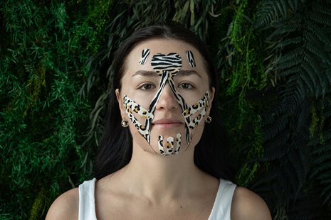 TAŚMA KINESIO TEJPY TWARZ KINEZJOLOGICZNA PLASTRY TAPE KINESIOTAPING 2,5x5m