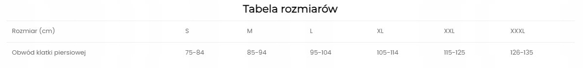 PANI TERESA PAS TORAKO POOPERACYJNY MĘSKI BIAŁY PT0113 L