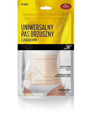 PANI TERESA PAS BRZUSZNY NA PRZEPUKLINĘ UNIWERSALNY 24cm NA RZEP M 0102A