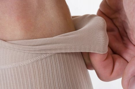 THUASNE PODKOLANÓWKI UCISKOWE VENOFLEX ELEGANCE ODKRYTE 20-36mmHg BEŻ 2L