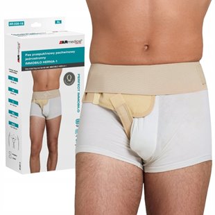 PAS PRZEPUKLINOWY PACHWINOWY JEDNOSTRONNY MĘSKI AR-228-1S LEWOSTRONNY L