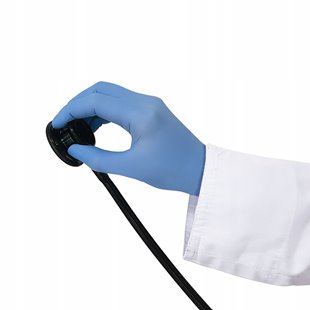 RĘKAWICZKI NITRYLOWE BEZPUDROWE EASYCARE ZARYS ROZMIAR L NIEBIESKIE 100szt